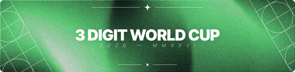 3 Digit World Cup 2026
